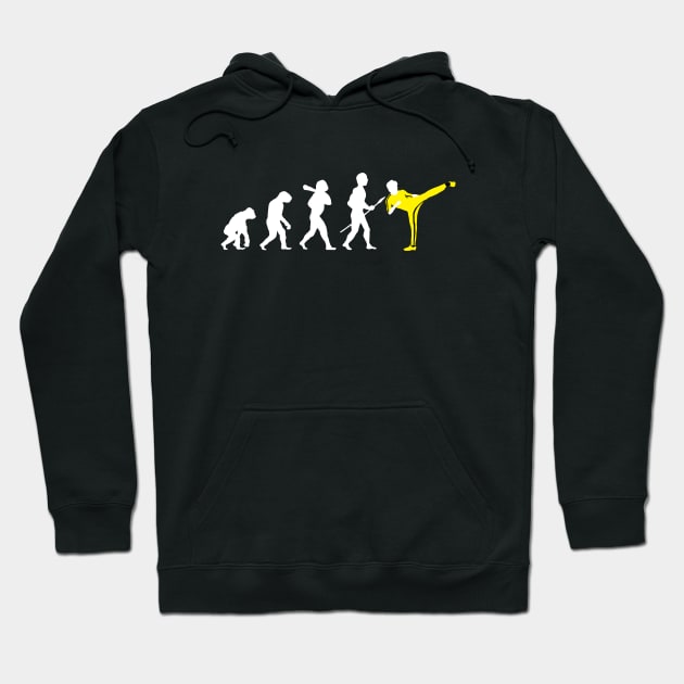 Kung Fu Evolution - Inverted Hoodie by CCDesign